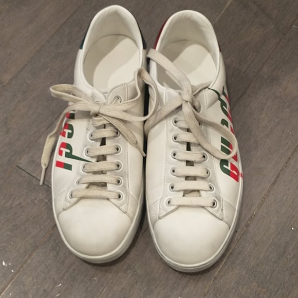 Gucci Ace distressed sneakers size 6 - Picture 4 of 9